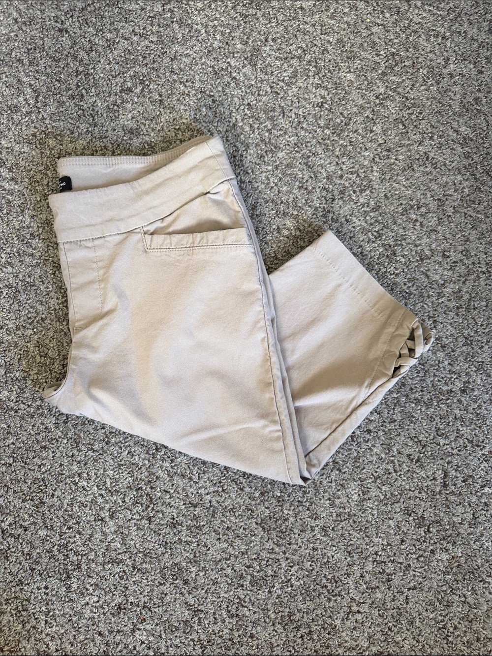 Lee Women's Beige Bermuda Shorts